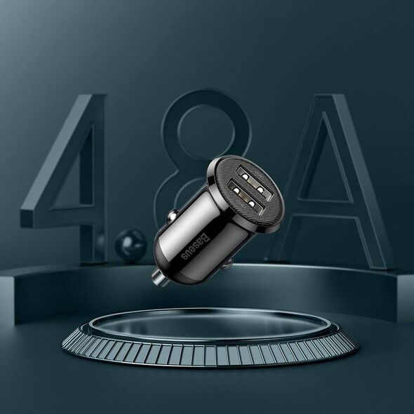 Ładowarka Baseus Grain Pro 2x USB-A 4.8 A  (baseus_20210331104225) 8238521 6953156202016