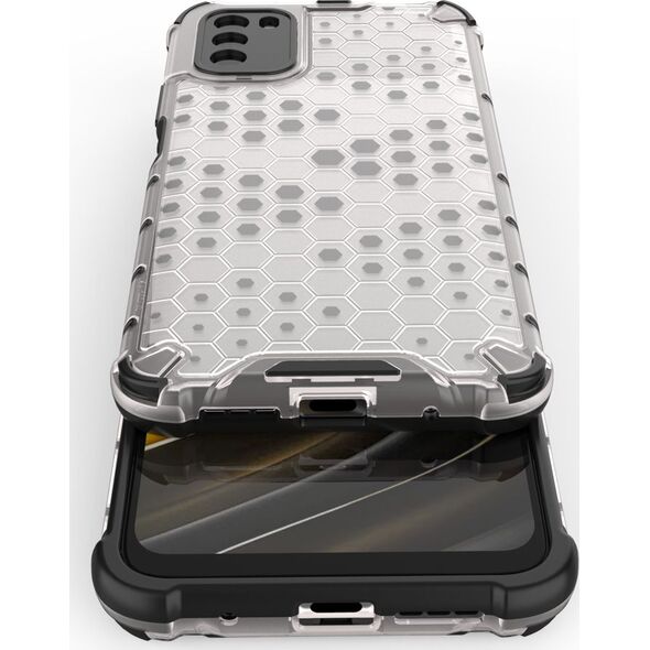 Hurtel Honeycomb etui pancerny pokrowiec z żelową ramką Xiaomi Poco M3 / Xiaomi Redmi 9T przezroczysty 8238709 9111201925717