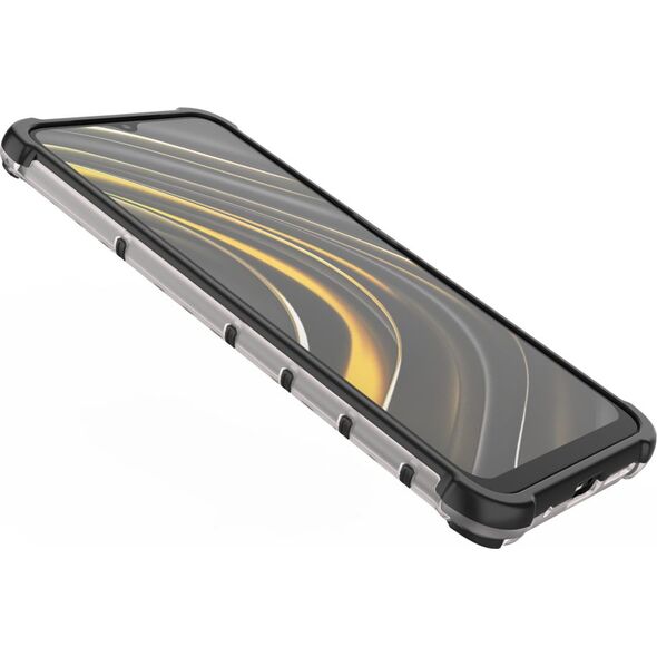 Hurtel Honeycomb etui pancerny pokrowiec z żelową ramką Xiaomi Poco M3 / Xiaomi Redmi 9T przezroczysty 8238709 9111201925717