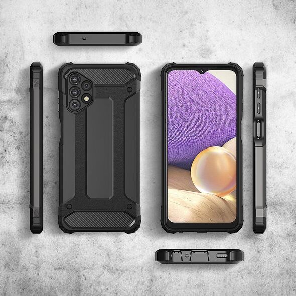 Hurtel Hybrid Armor pancerne hybrydowe etui pokrowiec Samsung Galaxy A32 5G złoty 8238715 9111201925809