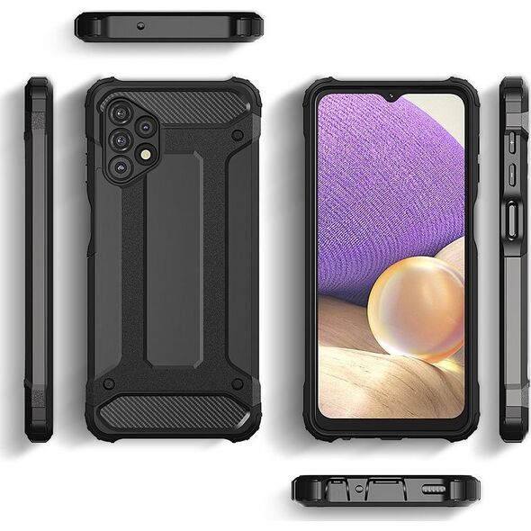 Hurtel Hybrid Armor pancerne hybrydowe etui pokrowiec Samsung Galaxy A32 5G złoty 8238715 9111201925809