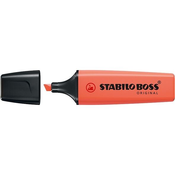Stabilo ZAKREŚLACZ STABILO BOSS PASTELOWY CZERWONY 70/140 8250583 4006381558013