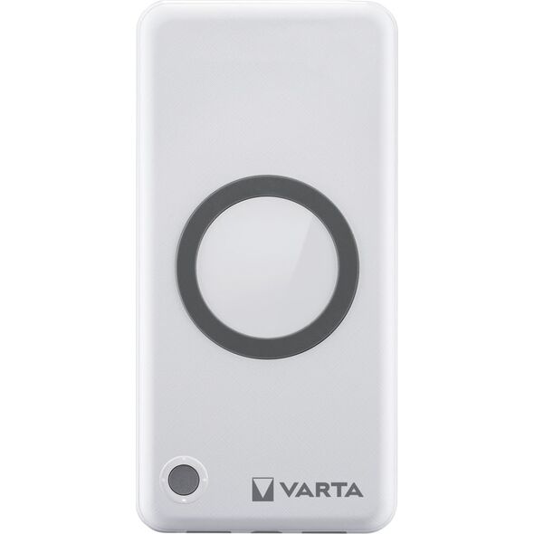 Powerbank Varta Wireless 10000mAh Biały 8274001 4008496021666