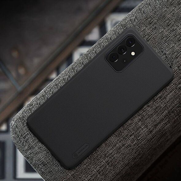 Nillkin Etui Nillkin Frosted do Samsung Galaxy A72 5G / 4G (Czarne) uniwersalny 8303353 6902048214750