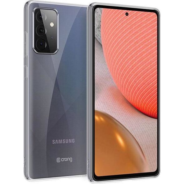 Crong Crong Crystal Slim Cover - Etui Samsung Galaxy A72 (przezroczysty) 8327155 5907731987509
