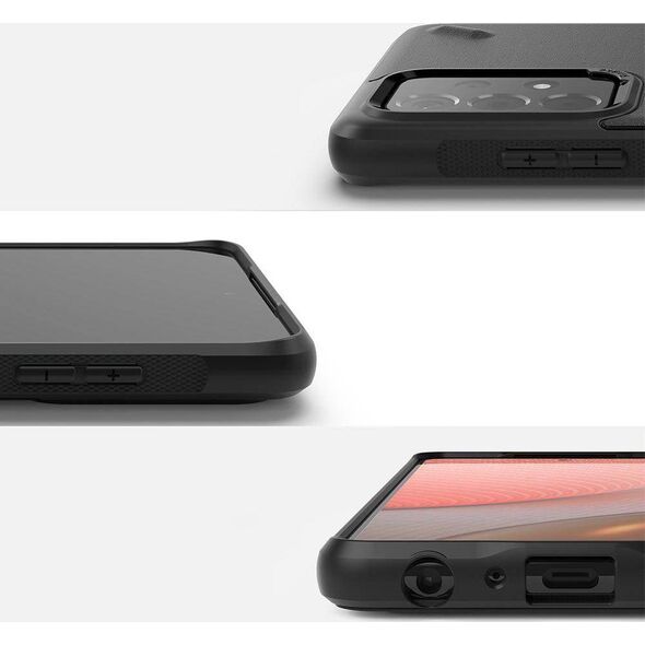 Ringke Ringke Onyx Design wytrzymałe etui pokrowiec Samsung Galaxy A72 4G czarny (Paint) (OXSG0047) 8327458 8809785455188