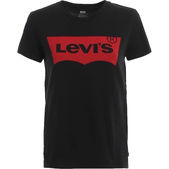 Levi`s Levi's The Perfect Large Batwing Tee 173690201 czarne XXS 8364916 5400537037015