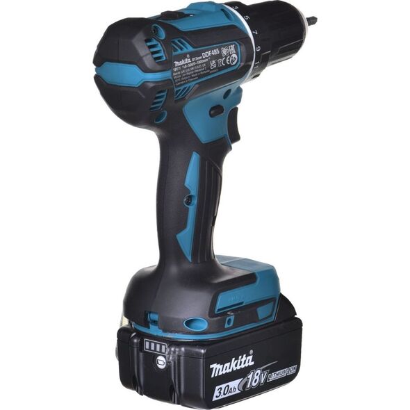 Wiertarko-wkrętarka Makita DDF485RF3J 18 V 3 x akumulator 3 Ah 8376010 1110003469496