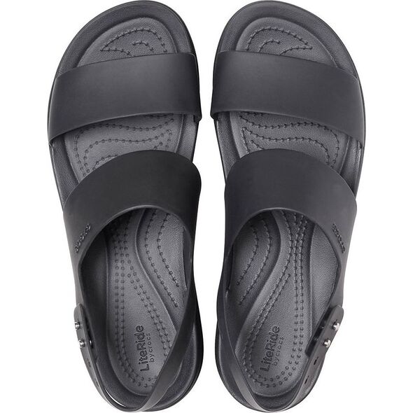 Crocs Sandały sportowe damskie Brooklyn Low Wedge czarne 39-40 8403063 191448544963