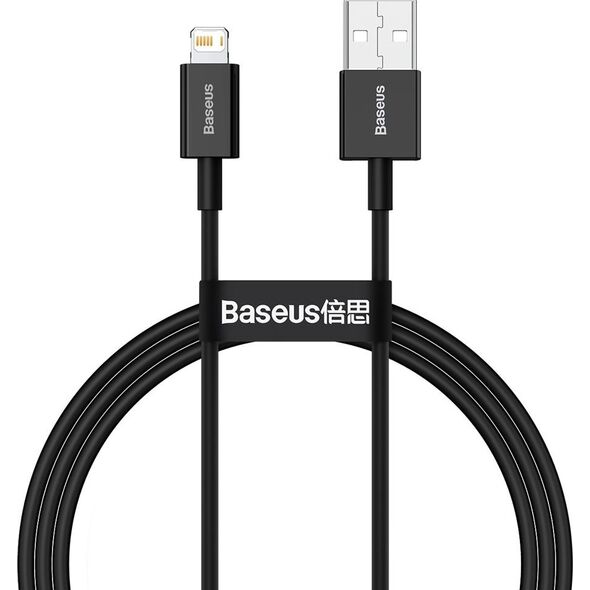 Kabel USB Baseus USB-A - Lightning 1 m Czarny (BSU2660BLK) 8434540 6953156205406