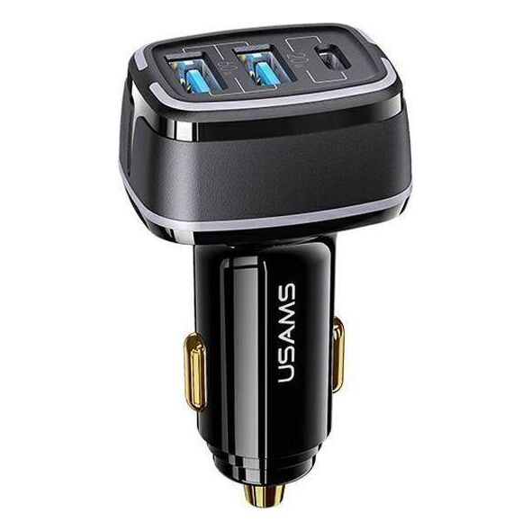 Ładowarka Usams C24 2x USB-A 1x USB-C 4.5 A  (CC126TC01) 8439296 6958444928203