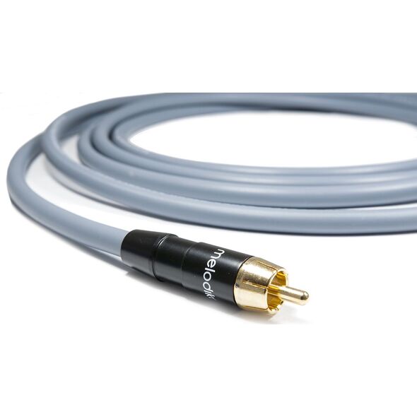 Kabel Melodika RCA (Cinch) - RCA (Cinch) 1.5m szary 8464550 5907609006745