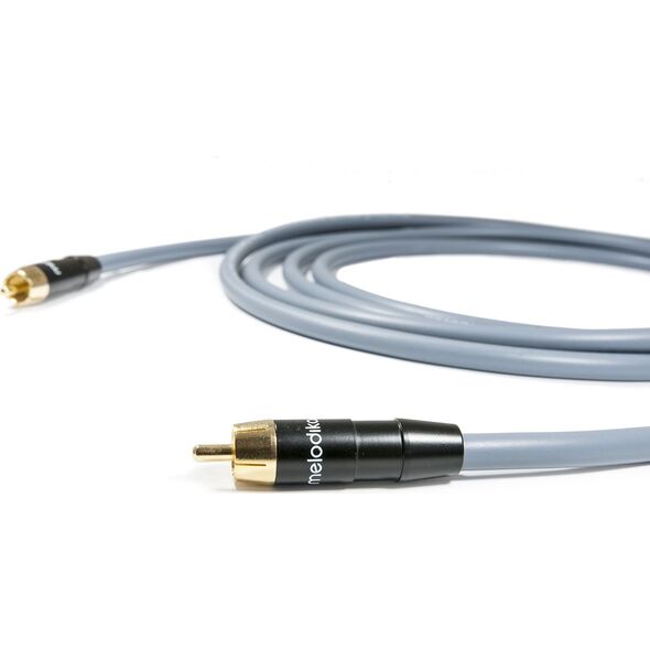 Kabel Melodika RCA (Cinch) - RCA (Cinch) 17m szary 8464551 5907609006769