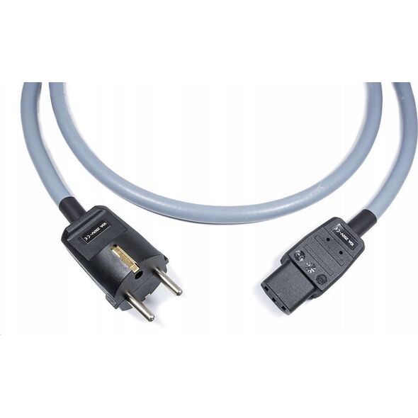 Kabel zasilający Melodika Melodika MDP30G Przewód zasilający z uziemieniem (sieciowy) 3x2,5mm2 (Schuko-IEC C13) Gunmetal - 3m 8464576 5907609007087