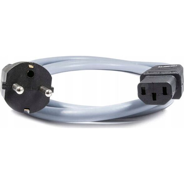 Kabel zasilający Melodika Melodika MDP30G Przewód zasilający z uziemieniem (sieciowy) 3x2,5mm2 (Schuko-IEC C13) Gunmetal - 3m 8464576 5907609007087