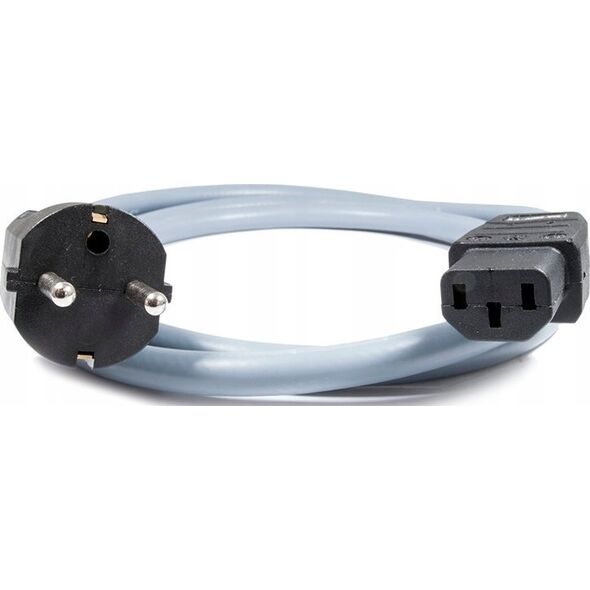 Kabel zasilający Melodika Melodika MDP30G Przewód zasilający z uziemieniem (sieciowy) 3x2,5mm2 (Schuko-IEC C13) Gunmetal - 3m 8464576 5907609007087