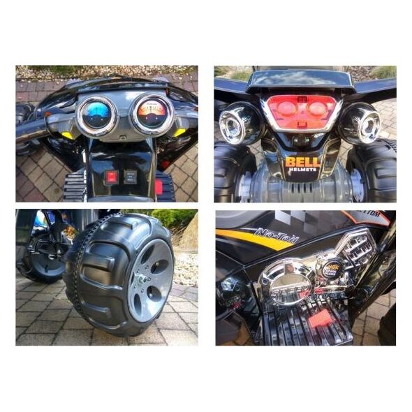 Lean Cars Quad na Akumulator Duże Koła Czerwony 8487083 5902808150114