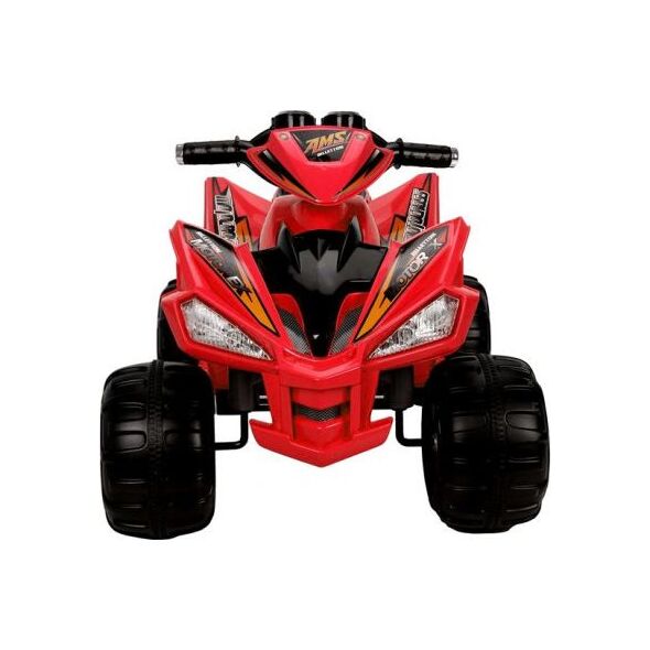Lean Cars Quad na Akumulator Duże Koła Czerwony 8487083 5902808150114