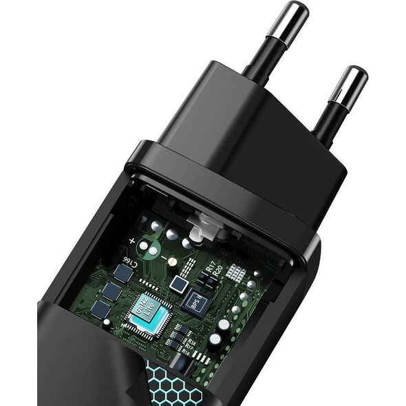 Ładowarka Baseus GaN2 Lite 1x USB-A 1x USB-C 3 A (CCGAN2L-B01) 8488237 6953156232938