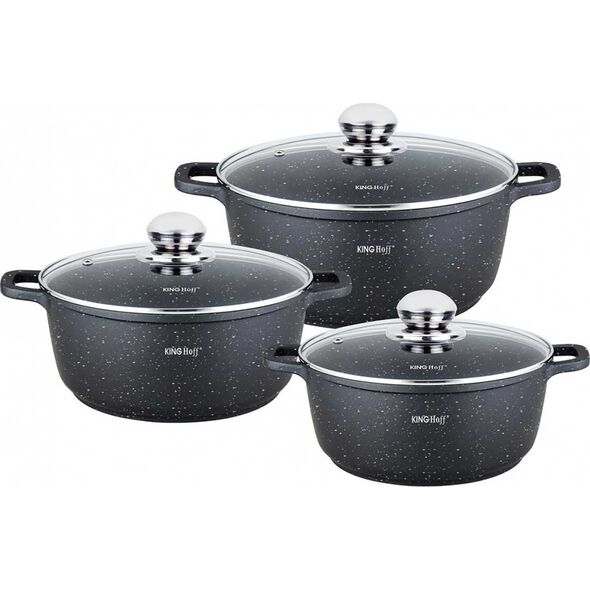 KingHoff ZESTAW GARNKÓW MARMUROWYCH KINGHOFF KH-1606 8489649 5908287216068