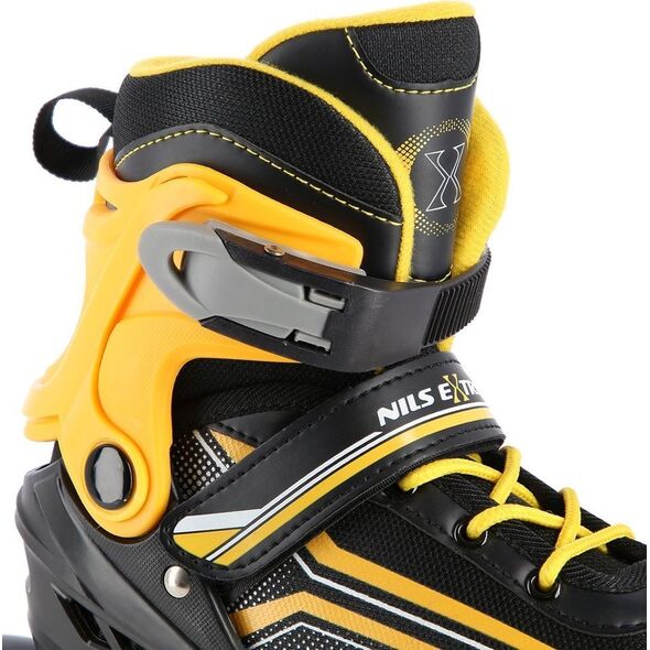Rolki Nils Extreme NH18190 z wymienną płozą regulowane czarne r. 34-38 8494497 5907695588729
