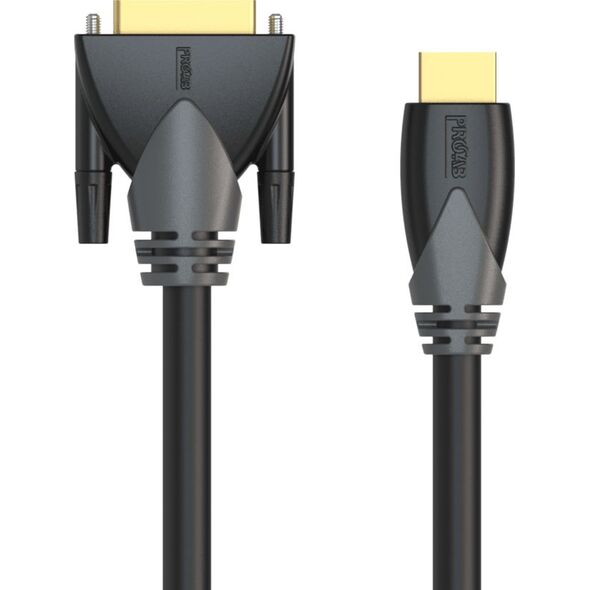 Kabel Procab HDMI - DVI-D 1.5m czarny (CLV160/1.5) 8500861 5414795038523