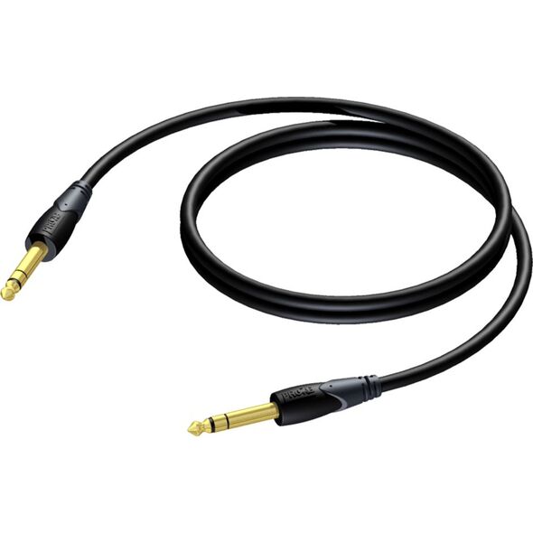 Kabel Procab Jack 6.3mm  - Jack 6.3mm 3m czarny (CLA610/3) 8500882 5414795022478