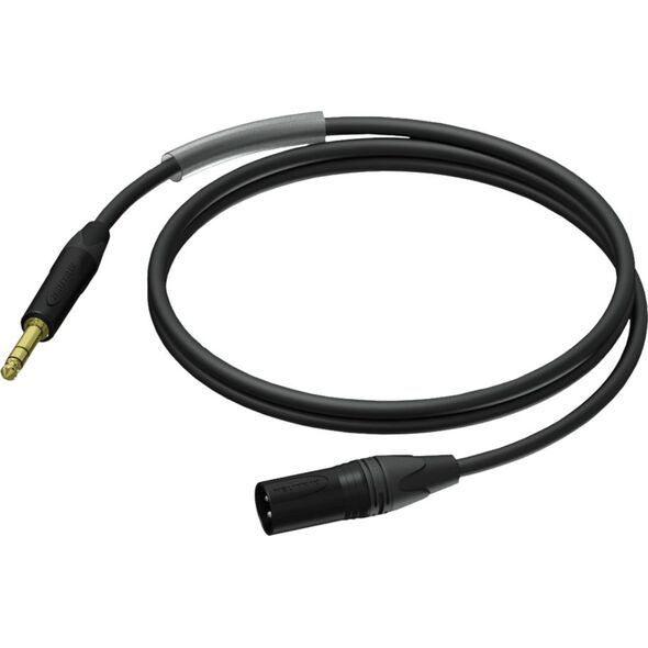 Kabel Procab Jack 3.5mm - XLR 1.5m czarny (PRA724/1.5) 8500960 5414795038158