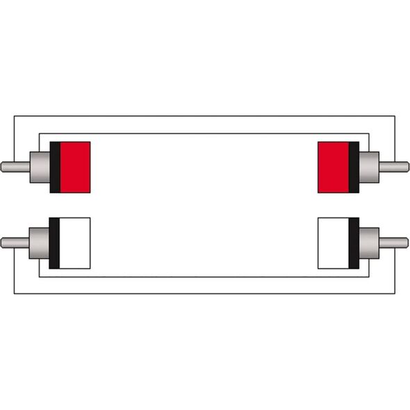 Kabel Procab RCA (Cinch) x2 - RCA (Cinch) x2 1.5m czarny (PRA800/1.5) 8500961 5414795042995