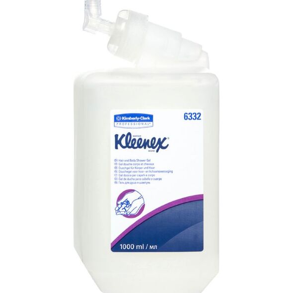 Kimberly-Clark Kimberly-Clark Kleenex - Luksusowy żel do mycia włosów i ciała - 1 l 8503819 5033848002238