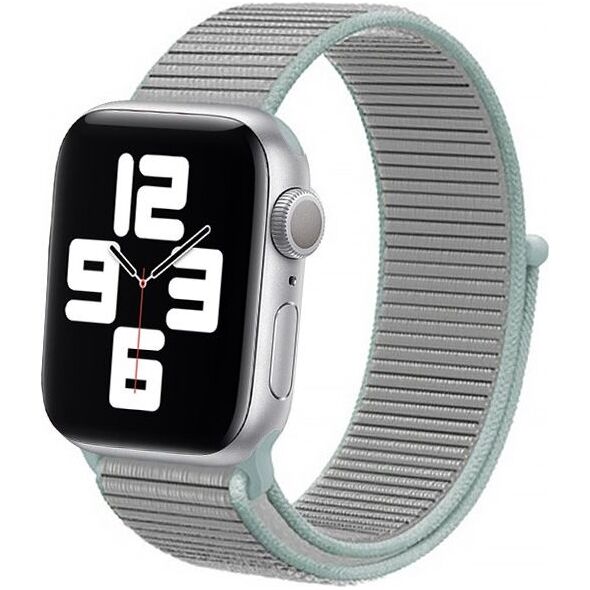 Crong Pasek sportowy Crong Nylon do Apple Watch 38/40mm (Pastel Grey) 8517544 5907731987899