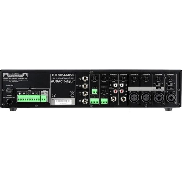 Audac AUDAC COM24MK2 Public address amplifier 240W 100V Mk2 version 8541938 5414795035171