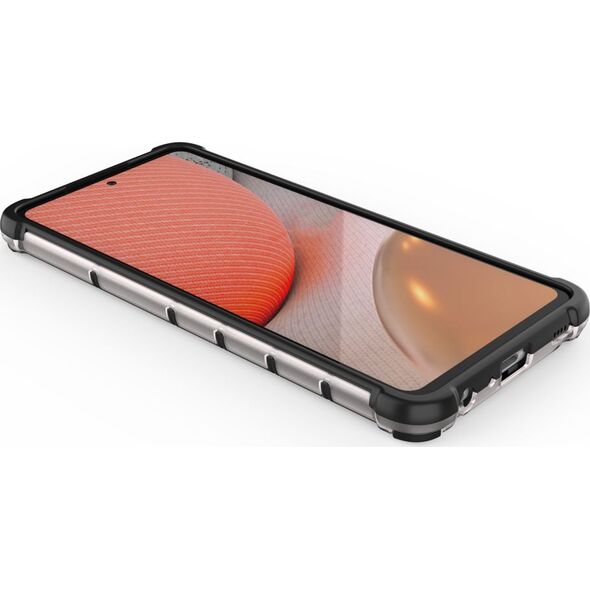 Hurtel Honeycomb etui pancerny pokrowiec z żelową ramką Samsung Galaxy A72 4G przezroczysty 8588920 9111201925533
