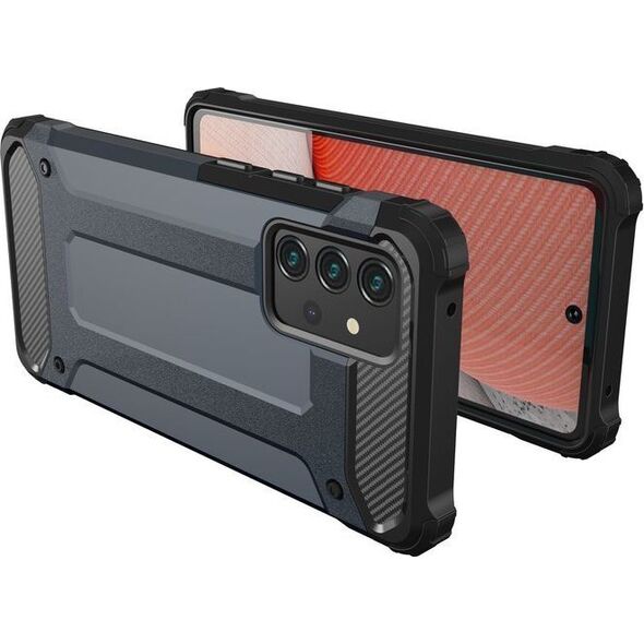 Hurtel Hybrid Armor pancerne hybrydowe etui pokrowiec Samsung Galaxy A72 4G srebrny 8588933 9111201925946
