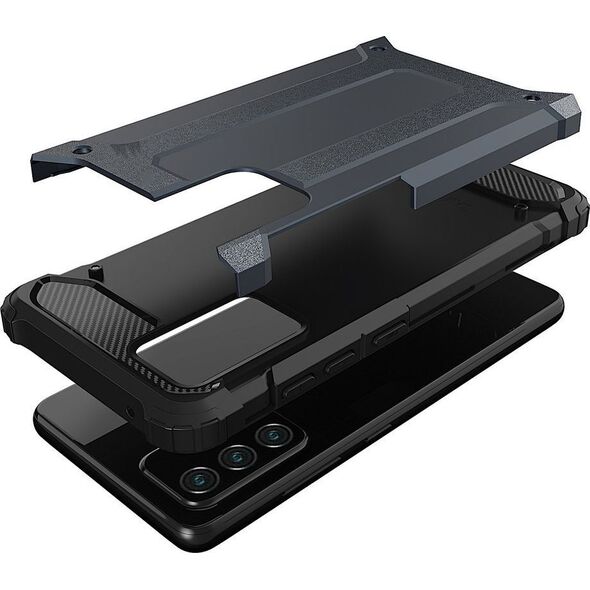 Hurtel Hybrid Armor pancerne hybrydowe etui pokrowiec Samsung Galaxy A72 4G srebrny 8588933 9111201925946