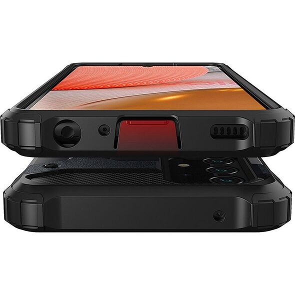 Hurtel Hybrid Armor pancerne hybrydowe etui pokrowiec Samsung Galaxy A72 4G srebrny 8588933 9111201925946