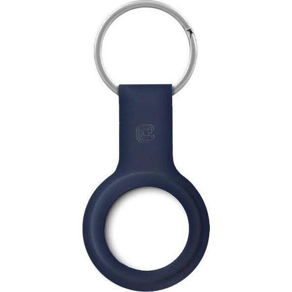 Crong Crong Silicone Case with Key Ring Brelok do Apple AirTag (granatowy) 8603904 5907731987912