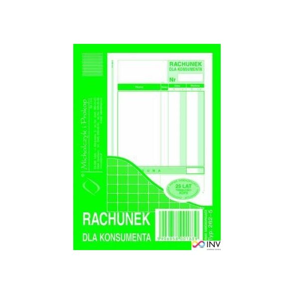 Michalczyk & Prokop Rachunek dla konsumenta 262-5 8663390 5906858001839