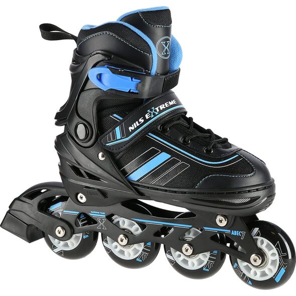 Rolki Nils Extreme NH18191 z wymienną płozą regulowane czarne r. 39-43 8668647 5907695589702