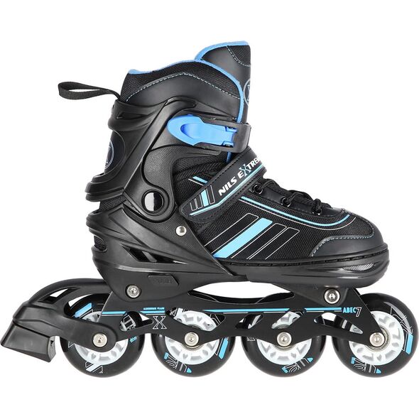 Rolki Nils Extreme NH18191 z wymienną płozą regulowane czarne r. 39-43 8668647 5907695589702