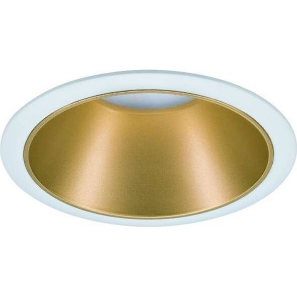 Paulmann Oprawa wbudowana Cole Coin 3-st ścimnianie LED 1x6,5W 2700K 230V Biały/Złoty-Mat /Tworzywo sztuczne 8680633 4000870934050