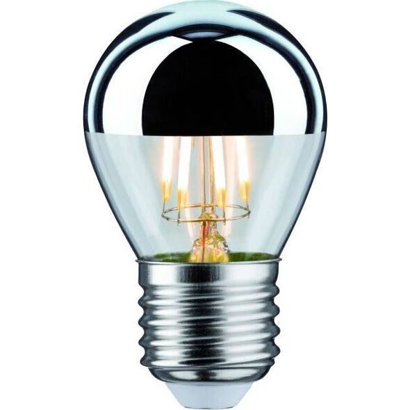 Paulmann Źródło LED Kropla zwierciadło 4,8W 230V 400lm E27 2700K Srebrny ściemniany 8686826 4000870286685