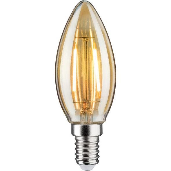 Paulmann Źródło LED Świeca 4,7W 230V 430lm E14 2500K Złoty 8686832 4000870287057