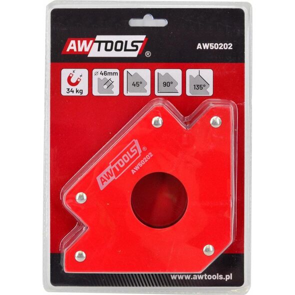 AWTools AWTOOLS KĄTOWNIK SPAWALNICZY MAGNETYCZNY 34,5KG.122x190x25 AW50202 8690241 5903678600174