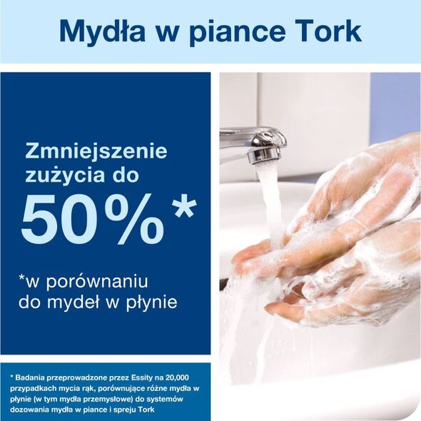 Dozownik do mydła Tork Tork Intuition Automatyczny dozownik do mydła w piance Stalowy 8696912 7322540782318