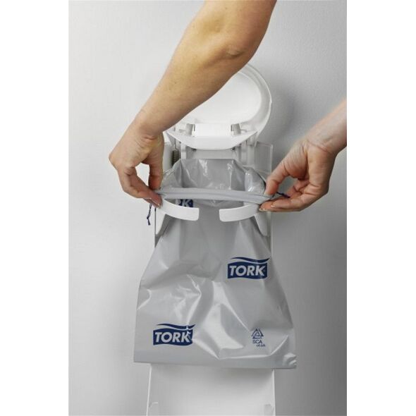 Kosz na śmieci Tork biały (564000) 8697876 7322540492842