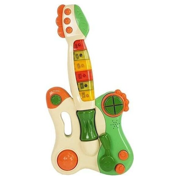 Lean Sport Interaktywna Gitara Pianinko Dla Dzieci Dźwięk Światło Zielona (8502) 8717164 5903802458916