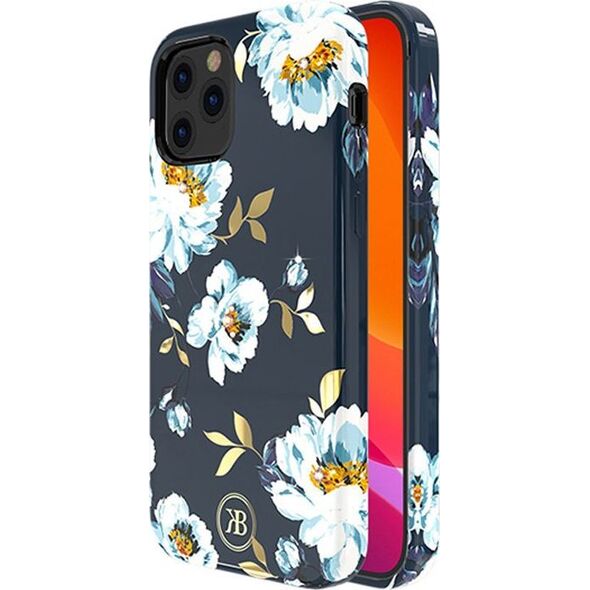 Kingxbar Kingxbar Blossom etui ozdobione oryginalnymi Kryształami Swarovskiego iPhone 12 mini wielokolorowy (Gardenia) 8723541 6959003590497