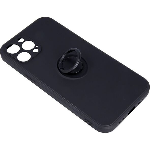 Nakładka Finger Grip do iPhone 12 6,1 czarna 8858824 5900495918888
