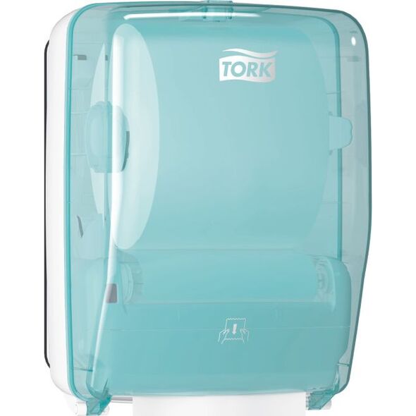 Tork Tork - Uszczelniony dozownik do ręczników w roli - Biało-turkusowy 8859089 7322541437989